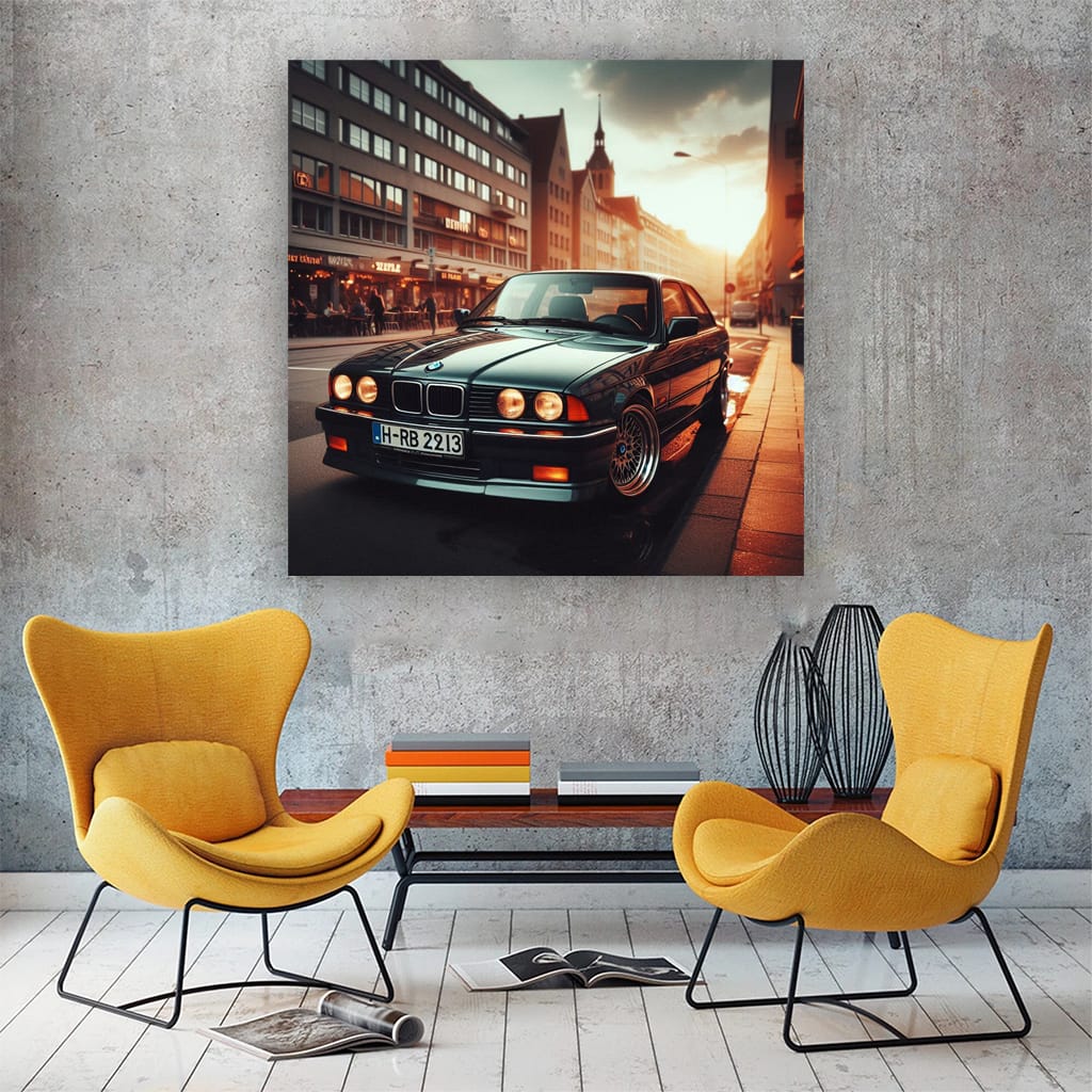 Bmw Series E36 Parking Wall Art