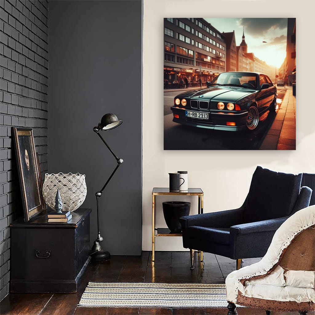 Bmw Series E36 Parking Wall Art