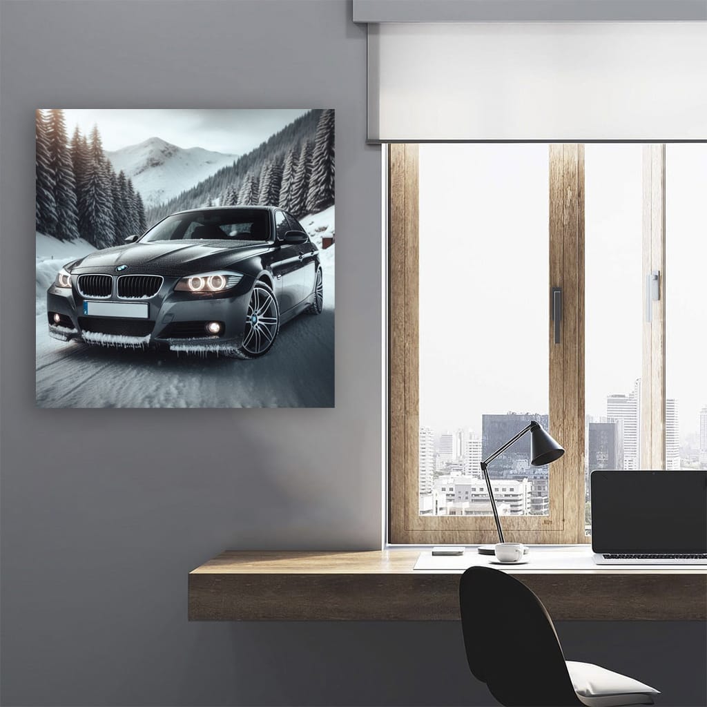 Bmw Series E90 Wint Wall Art