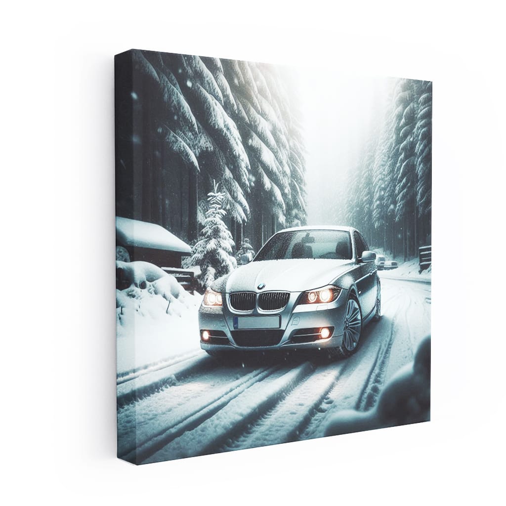 Bmw Series E90 Winter Wall Art