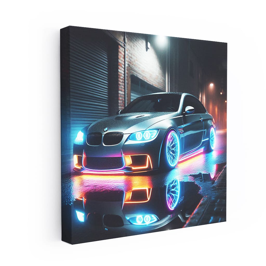 Bmw Series E92 Neon Wall Art