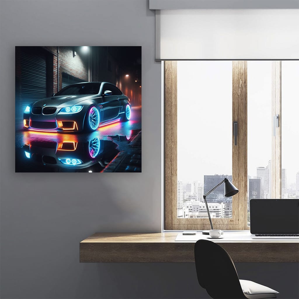 Bmw Series E92 Neon Wall Art