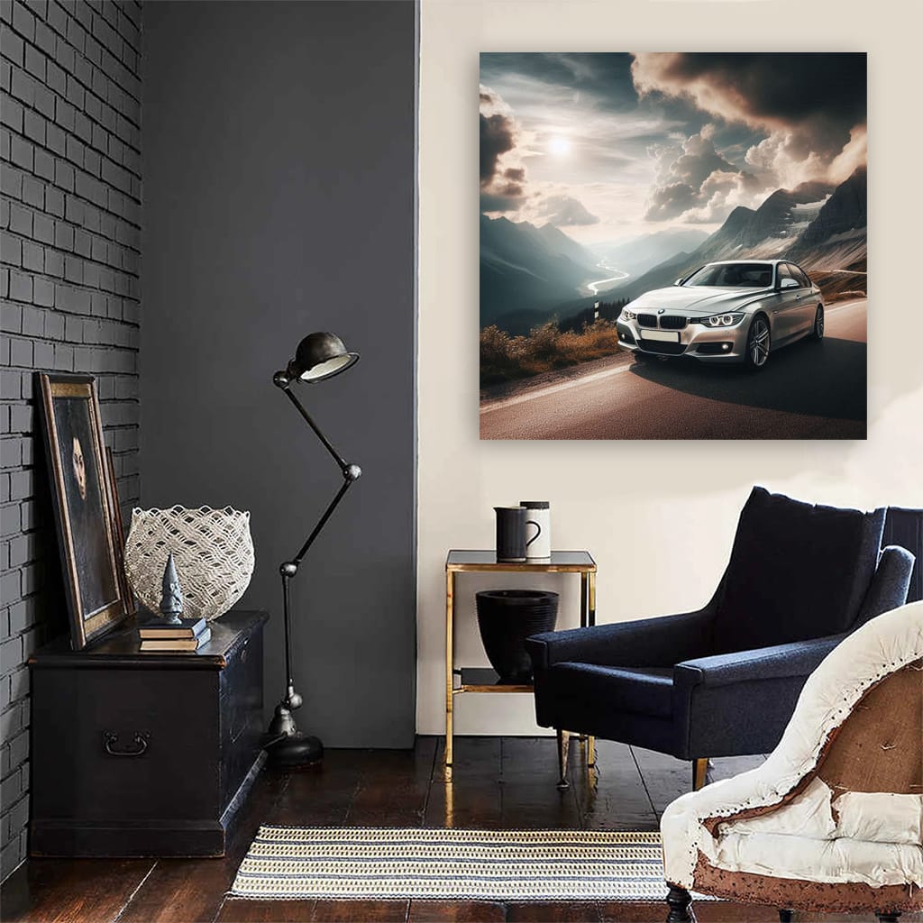 Bmw Series Mounta Wall Art