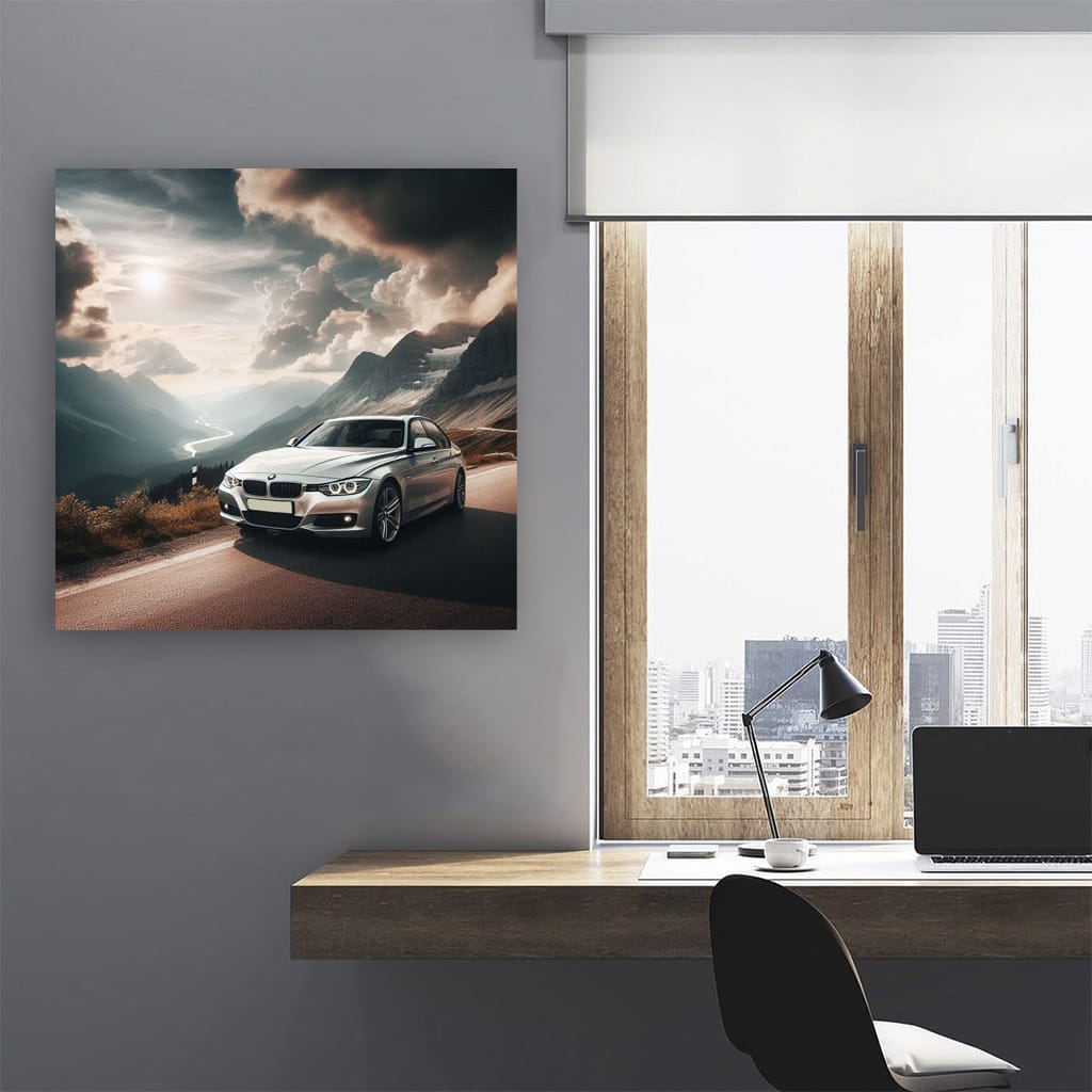 Bmw Series Mounta Wall Art