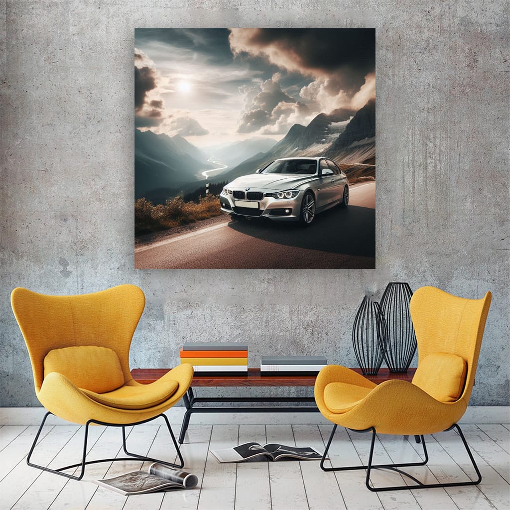 Bmw Series Mounta Wall Art