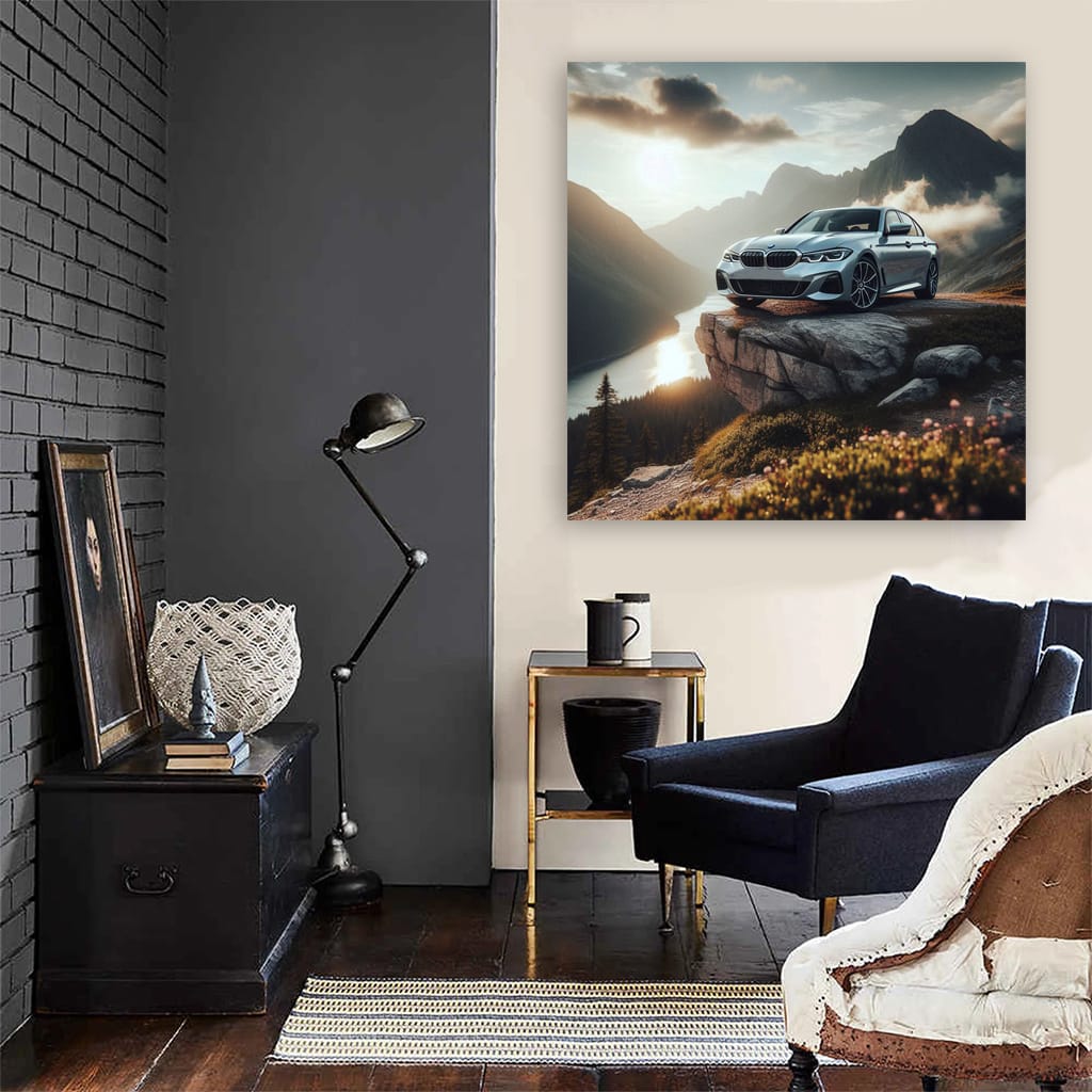 Bmw Series Mountain Wall Art