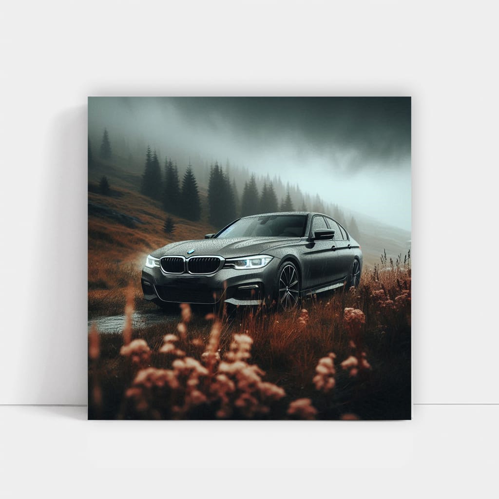 Bmw Series Overcast Weather Wall Art