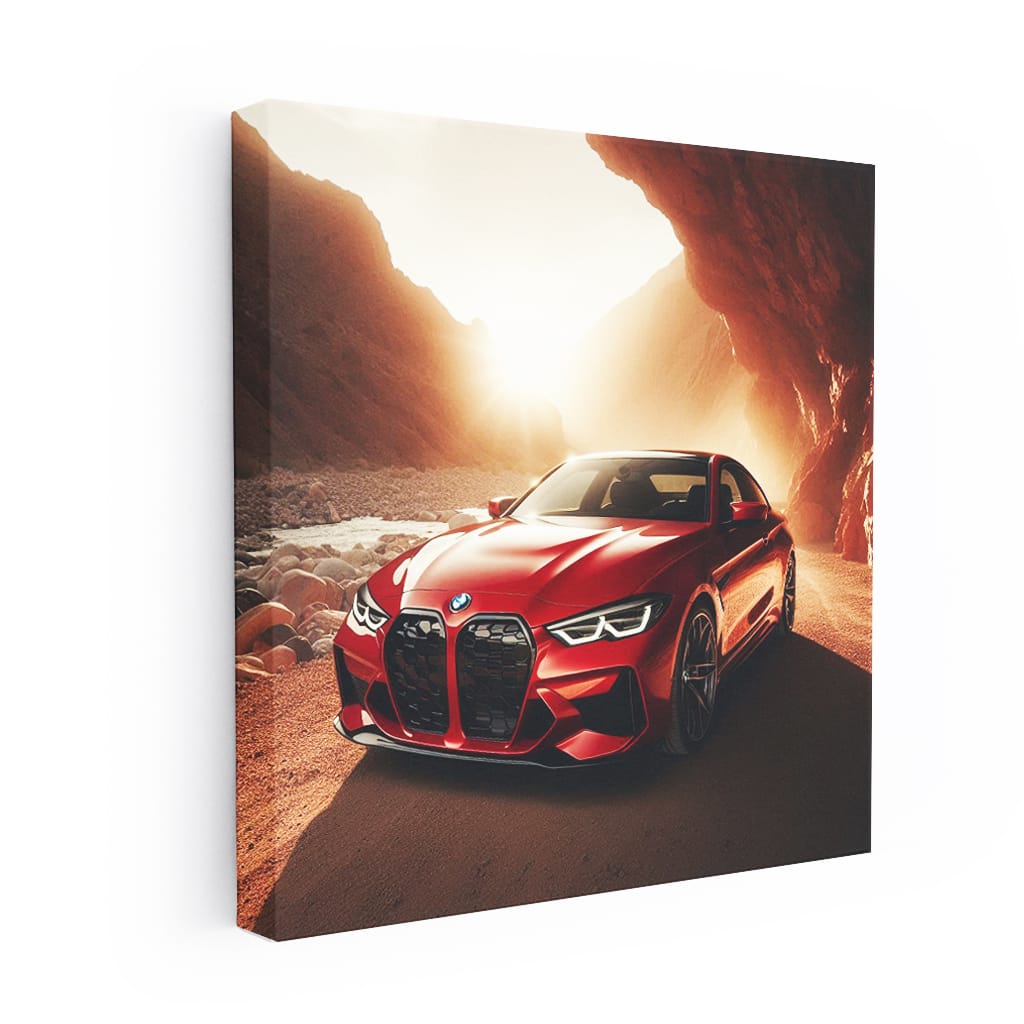 Bmw Series M440i Red Cany Wall Art