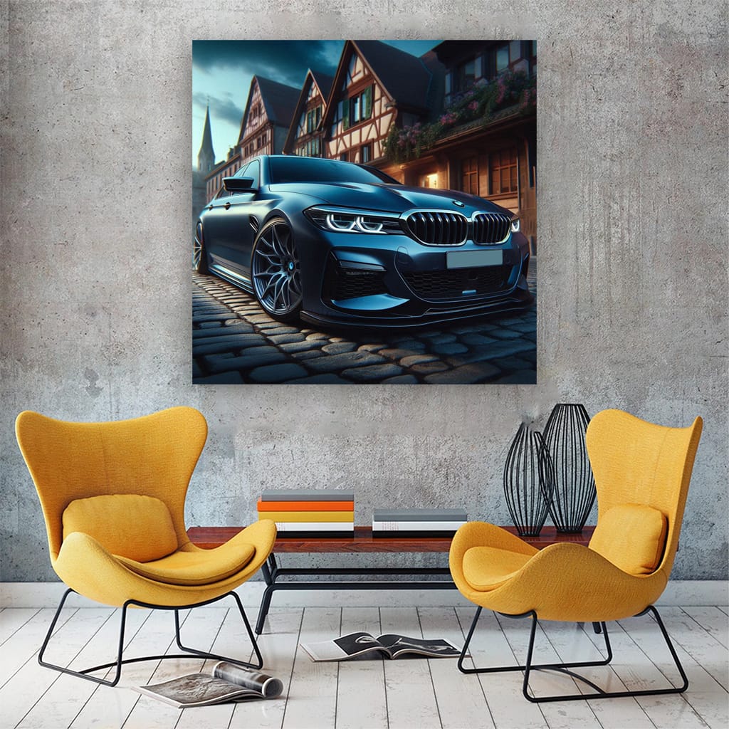 BMW Series 5 European Streets - Sleek and Dynamic Ride