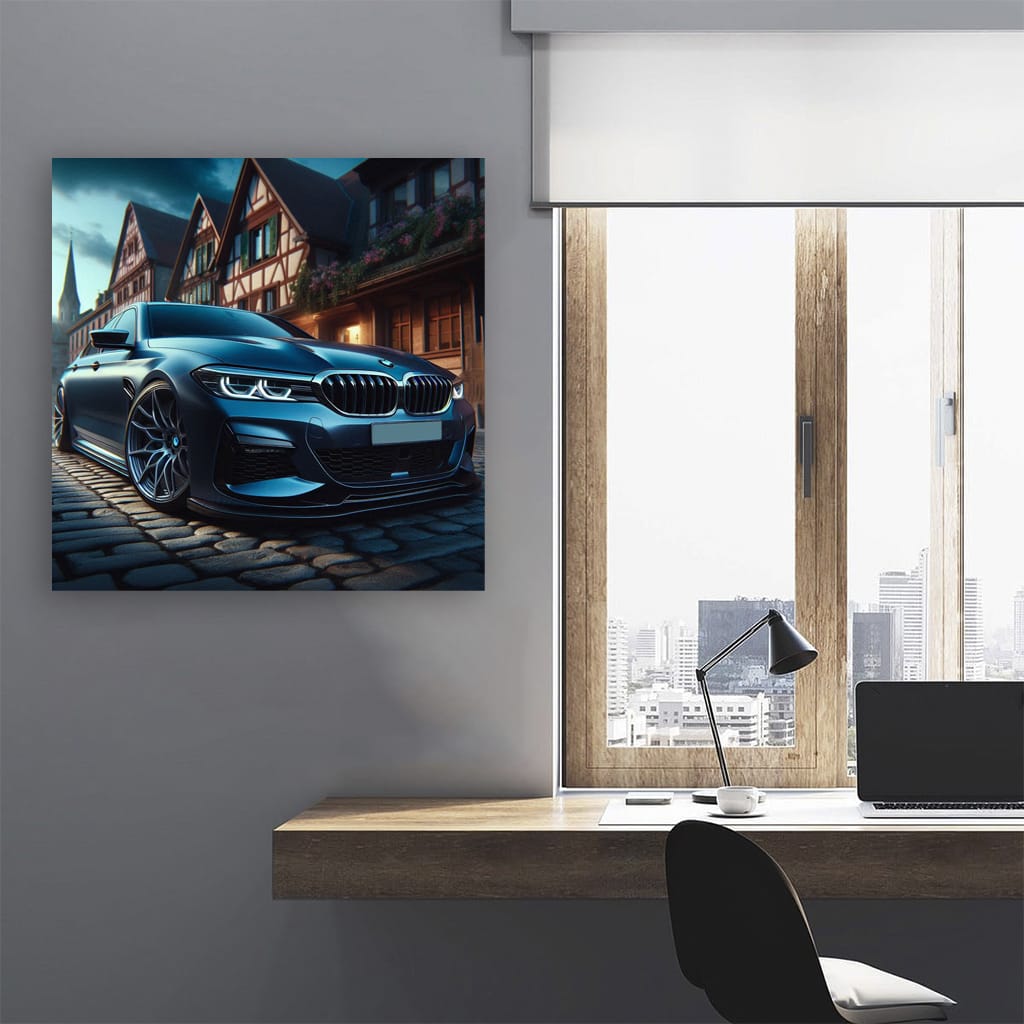 BMW Series 5 European Streets - Sleek and Dynamic Ride