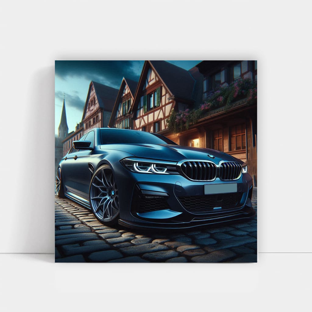 BMW Series 5 European Streets - Sleek and Dynamic Ride