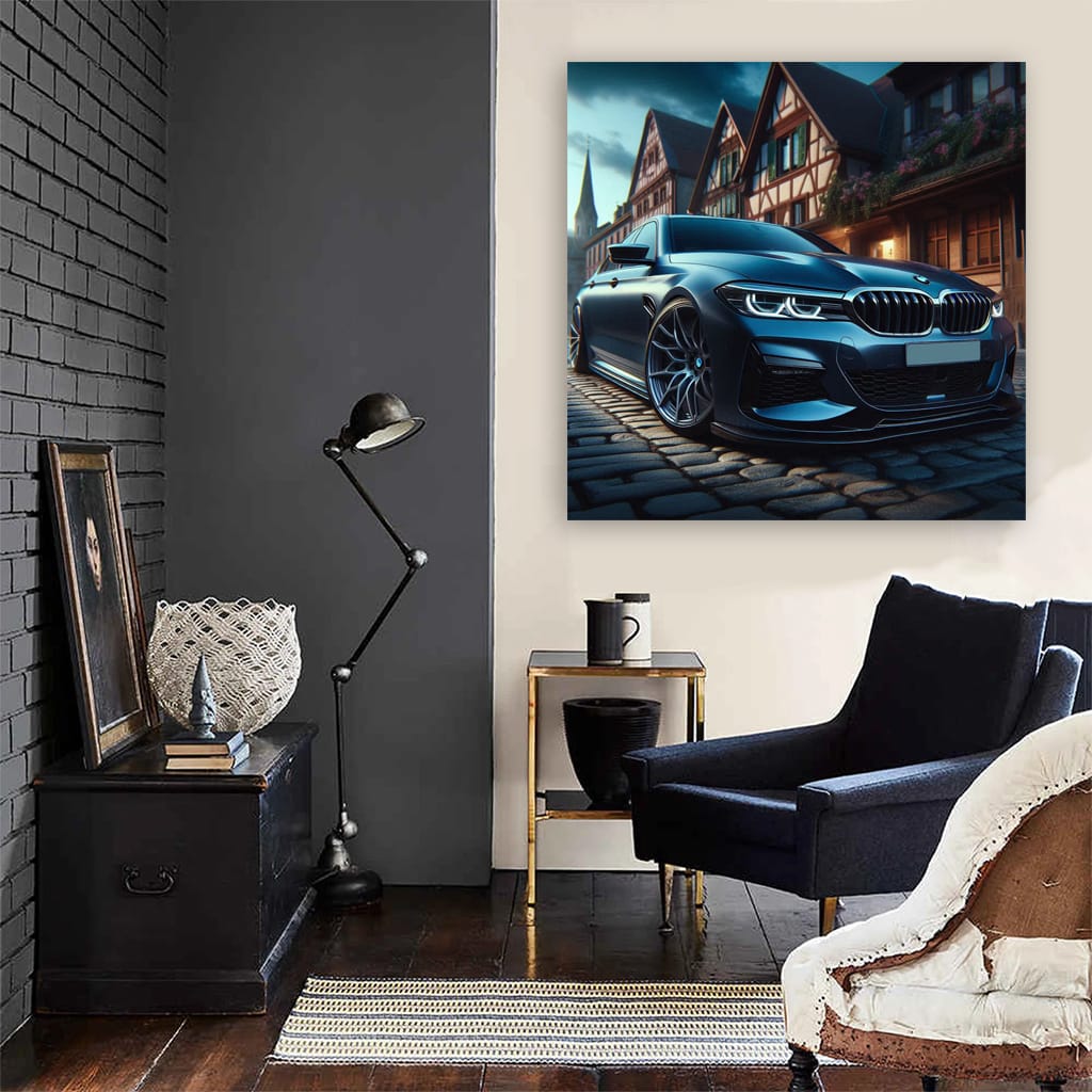 BMW Series 5 European Streets - Sleek and Dynamic Ride