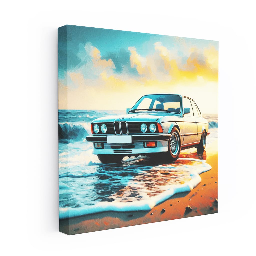 Bmw Old E24 On Bea Wall Art