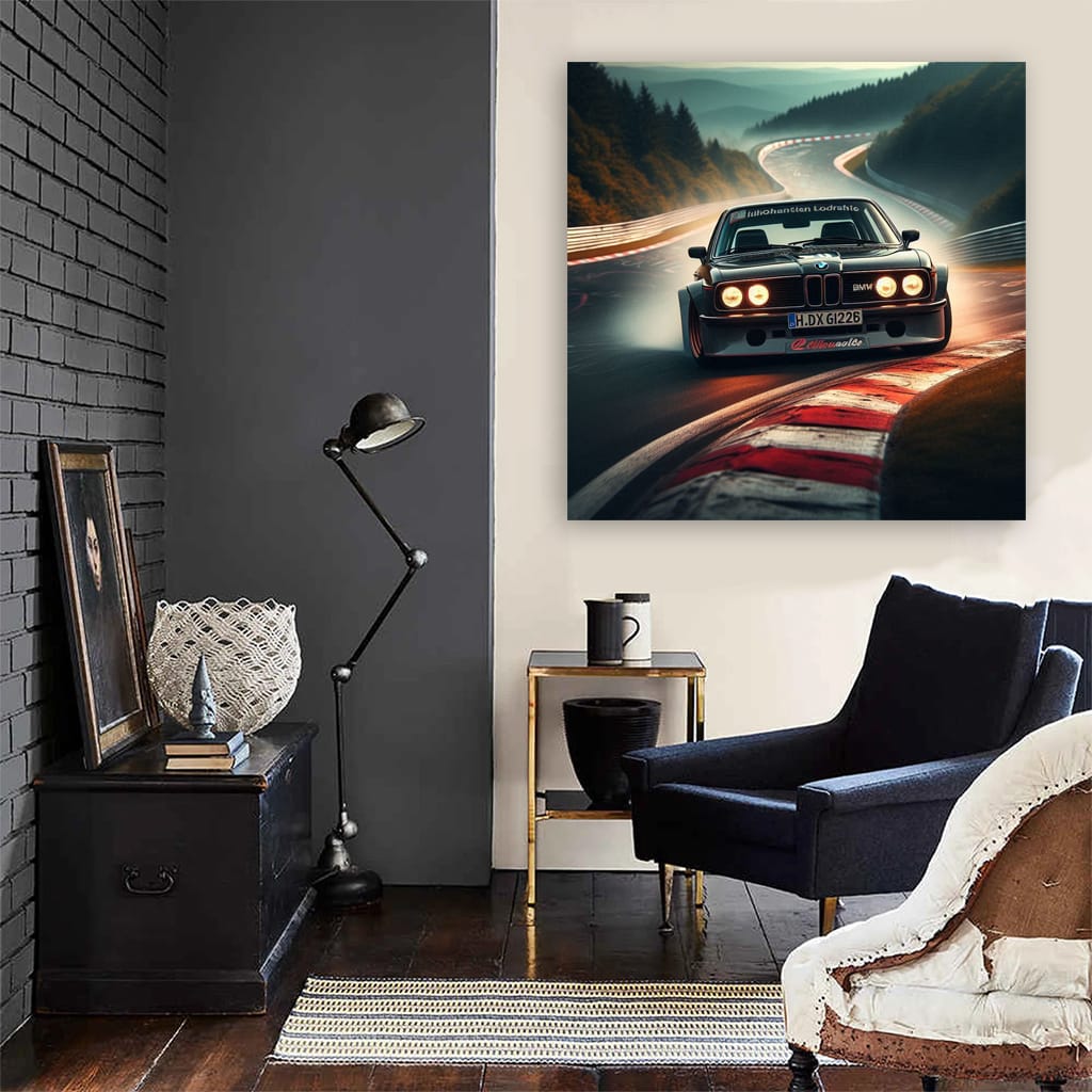 Bmw Old E24 Race Ri Wall Art