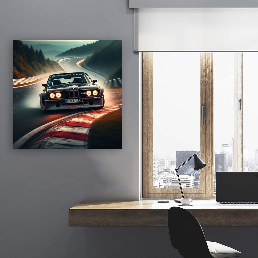 Bmw Old E24 Race Ri Wall Art