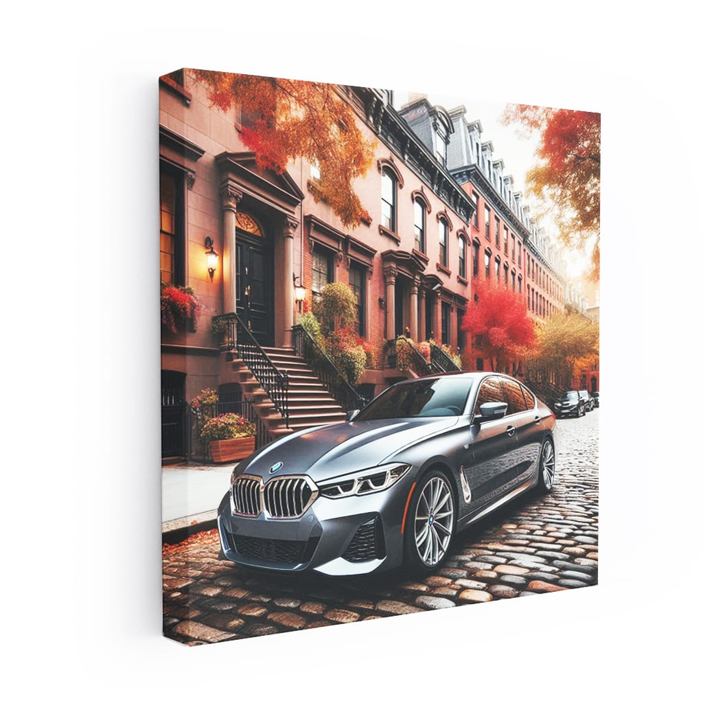 Bmw 7 Gray New Yo Wall Art