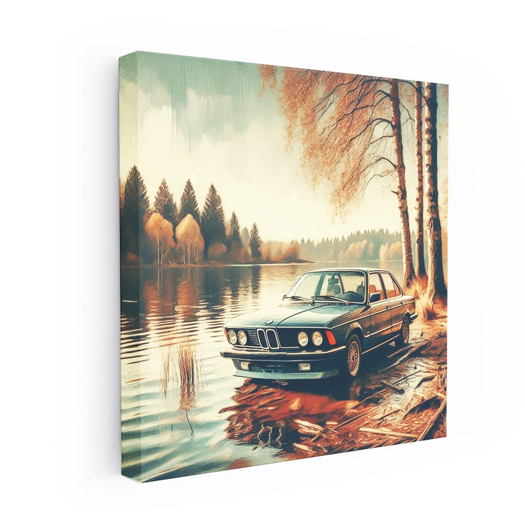 Bmw 7 Old E23 La Wall Art