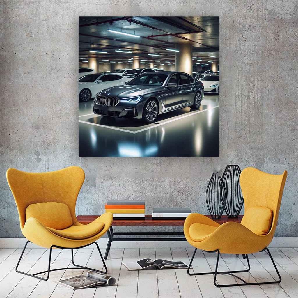 Bmw 7 Series Parki Wall Art