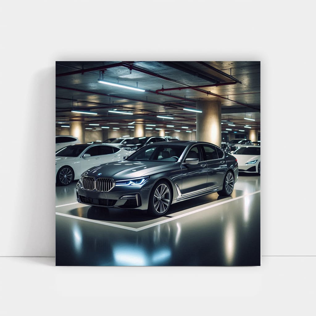 Bmw 7 Series Parki Wall Art