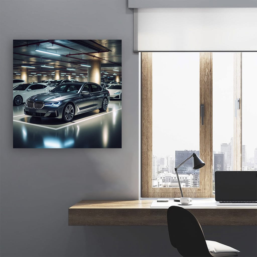 Bmw 7 Series Parki Wall Art