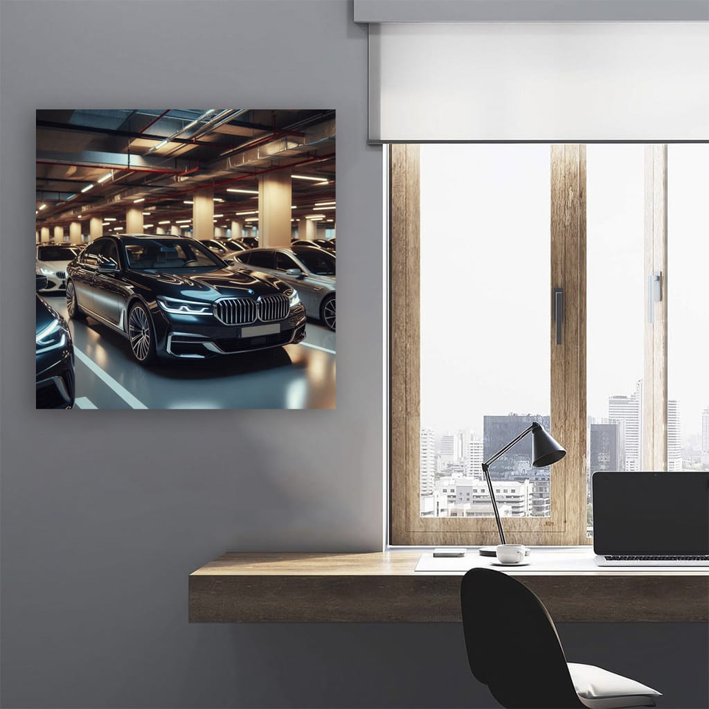 Bmw 7 Series Parking Wall Art