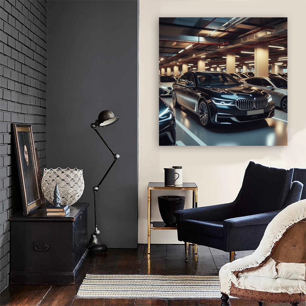 Bmw 7 Series Parking Wall Art