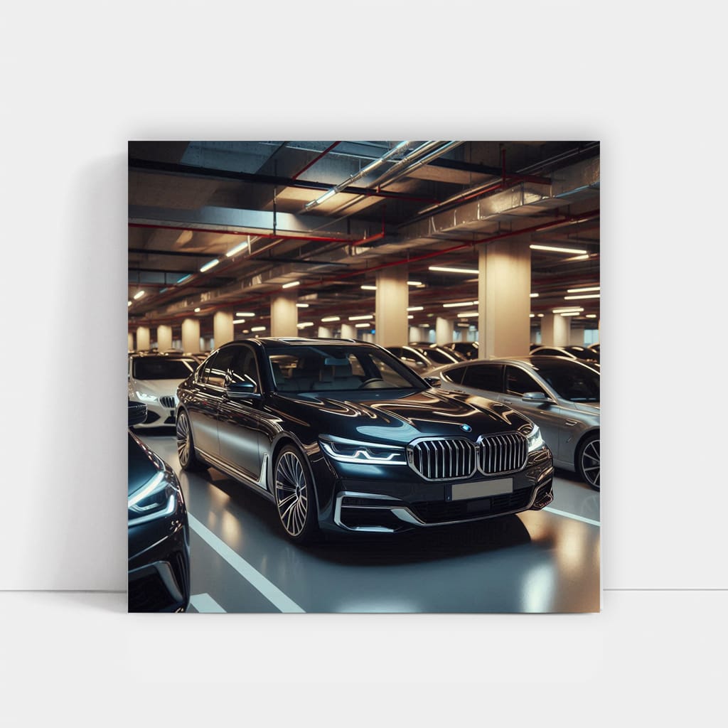 Bmw 7 Series Parking Wall Art