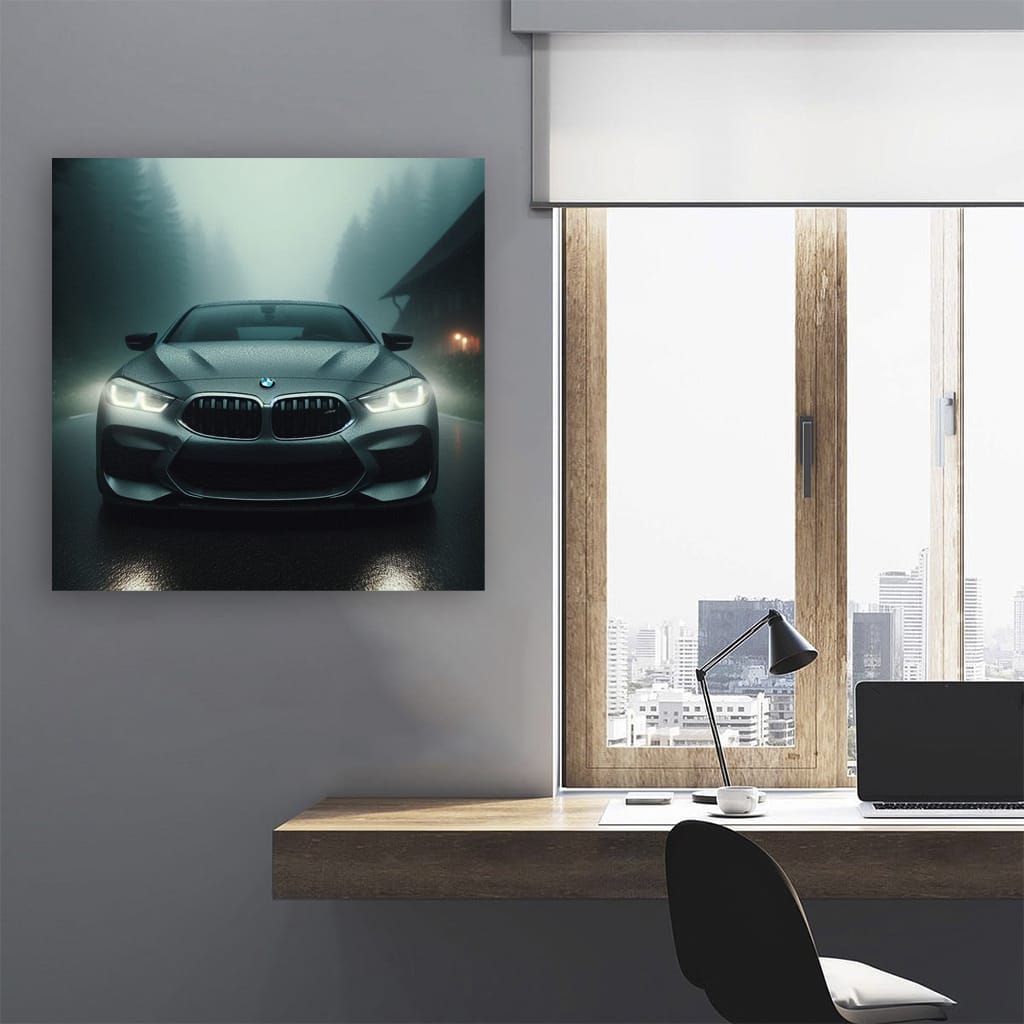 G15 BMW 8 Series in Fog - Elegance Meets Power