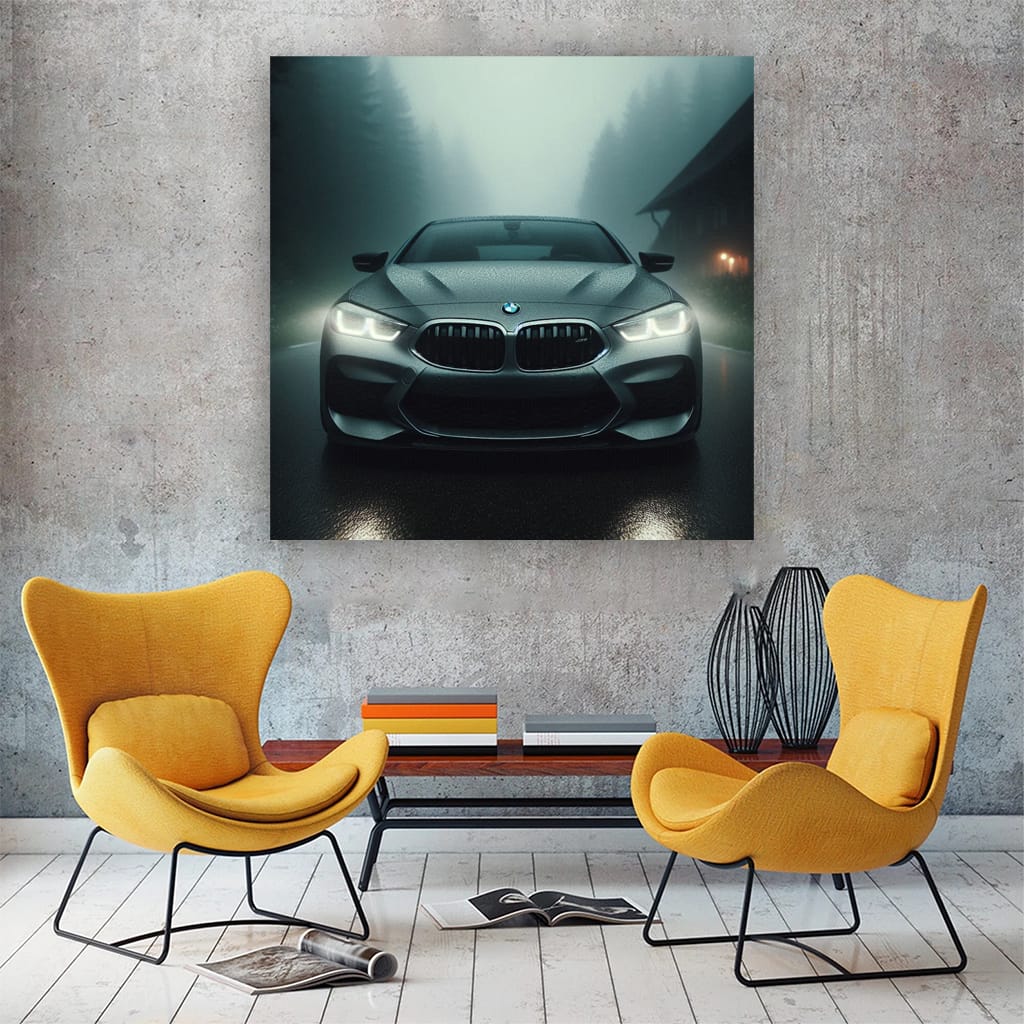 Bmw 8 G15 Fog Wall Art