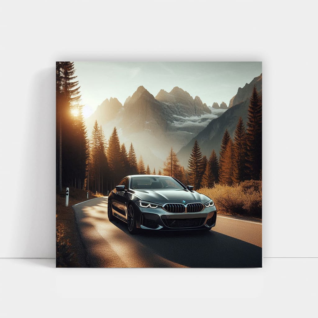 Bmw 8 G15 Mountain Wall Art