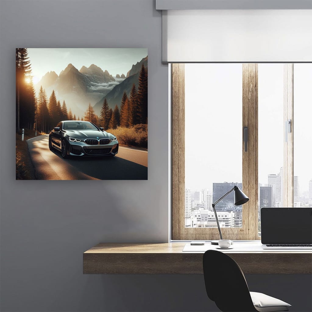 Bmw 8 G15 Mountain Wall Art