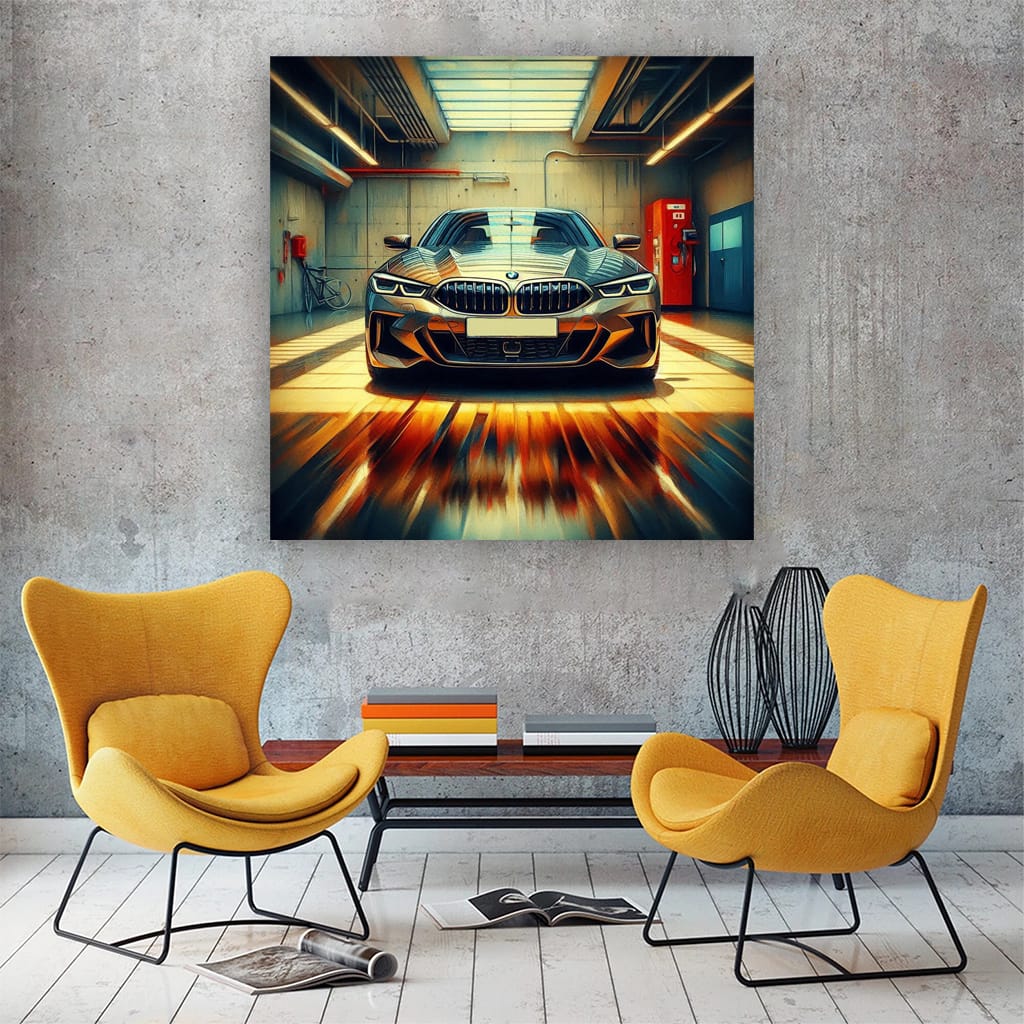 BMW G16 8 Series in Garage - Elegance Meets Power