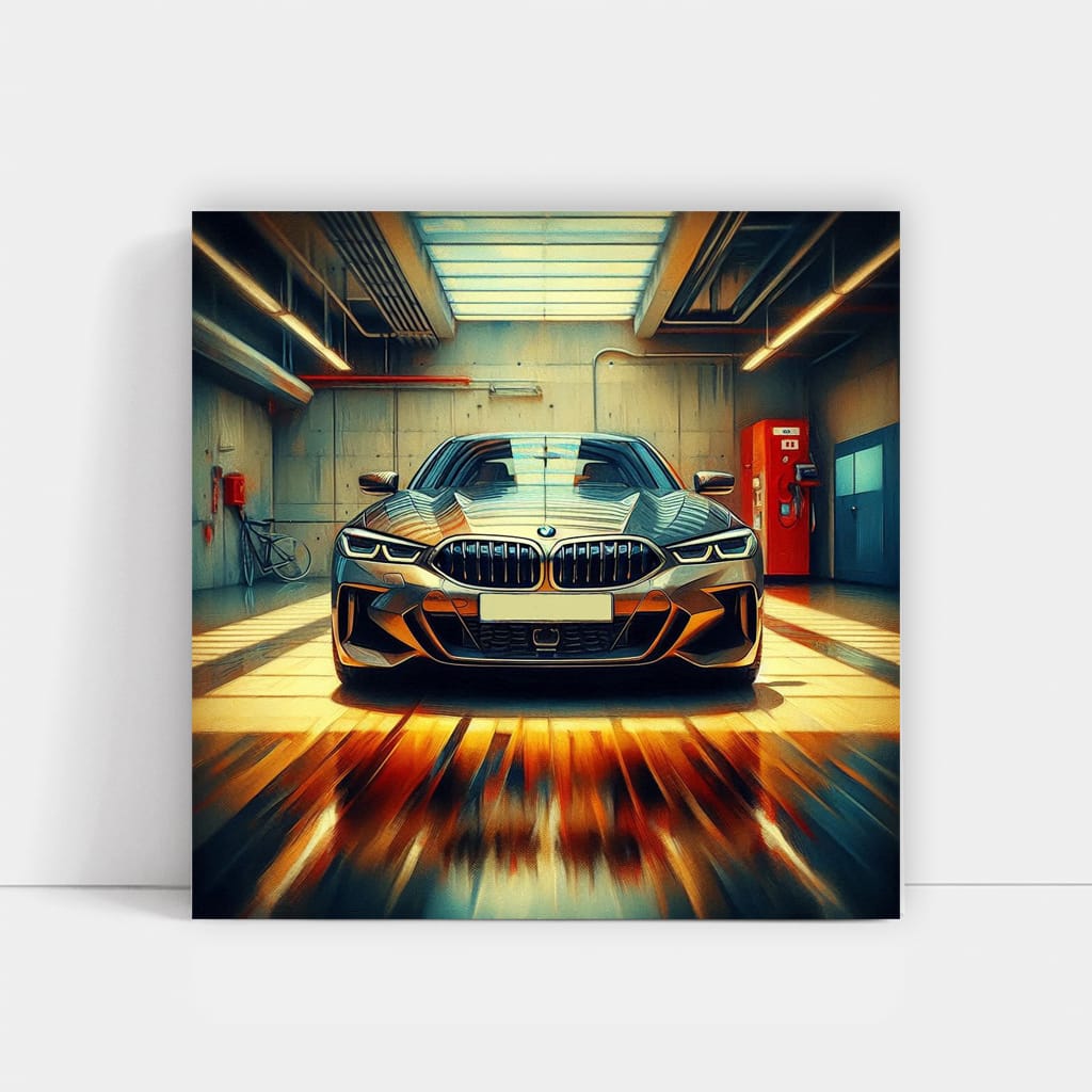 BMW G16 8 Series in Garage - Elegance Meets Power