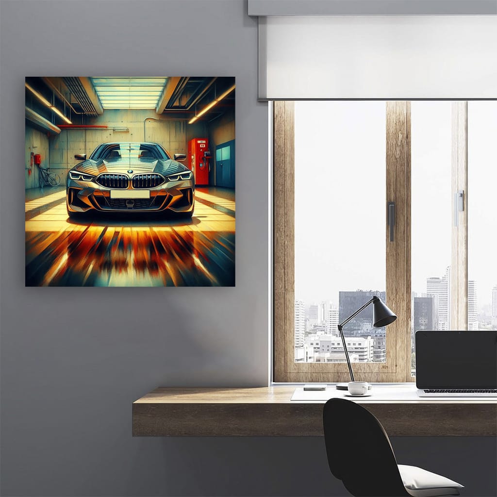 BMW G16 8 Series in Garage - Elegance Meets Power
