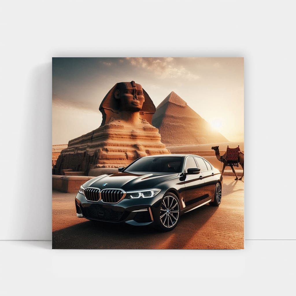 Bmw Black Egypt Wall Art