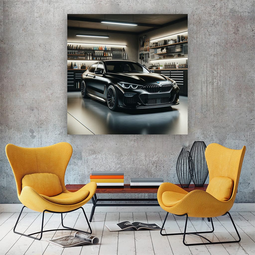 Bmw Black Gara Wall Art