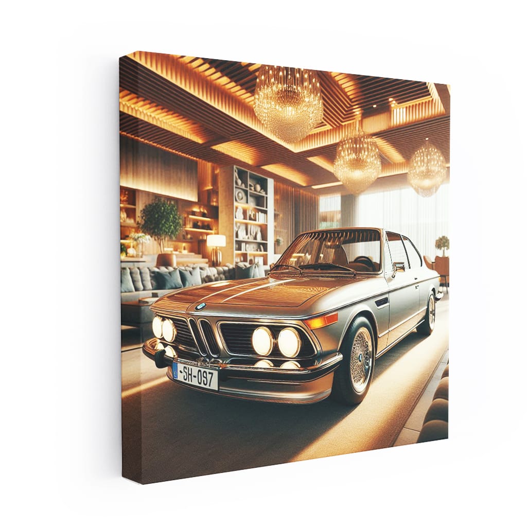 Bmw Coupe Old Luxury Life Wall Art