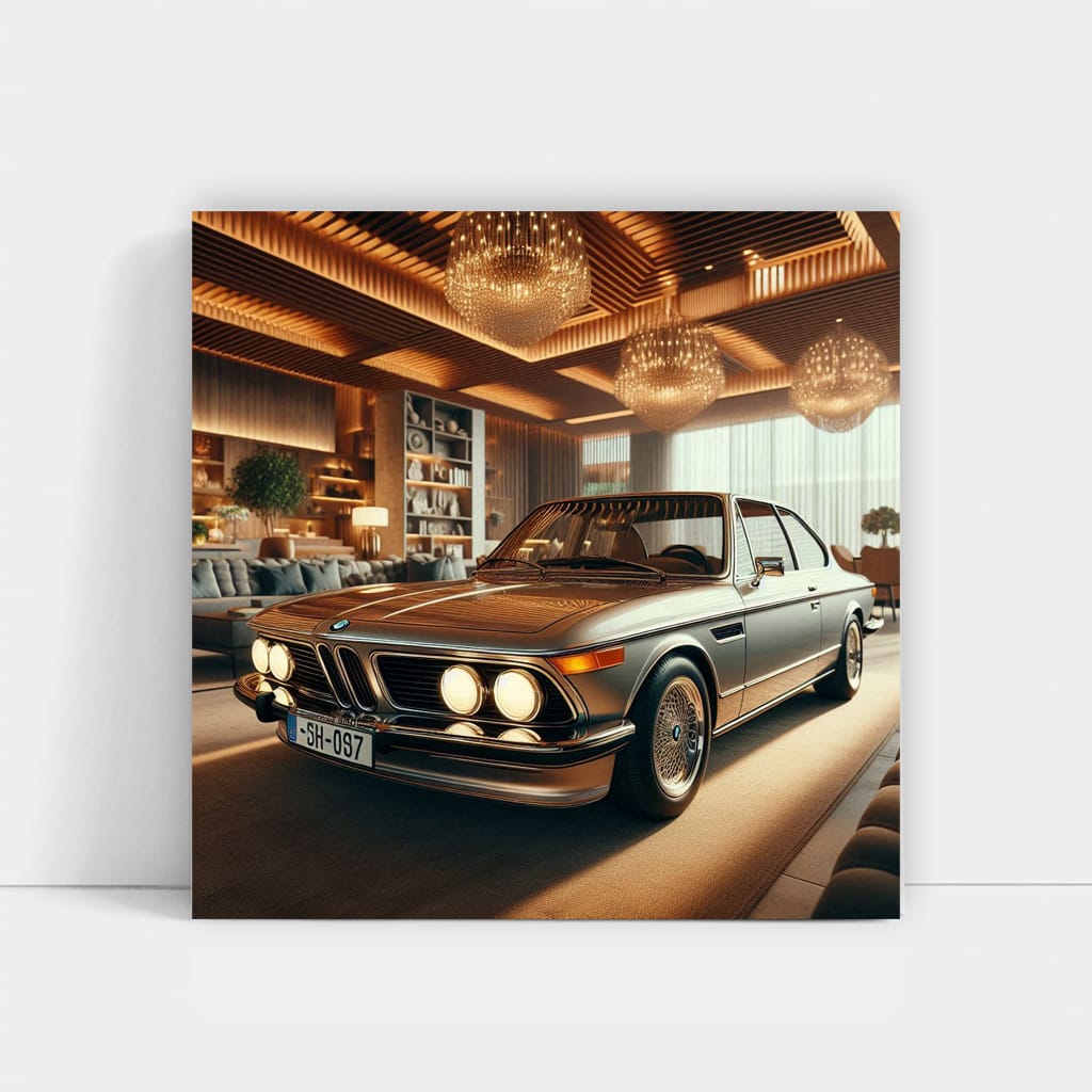 Bmw Coupe Old Luxury Life Wall Art