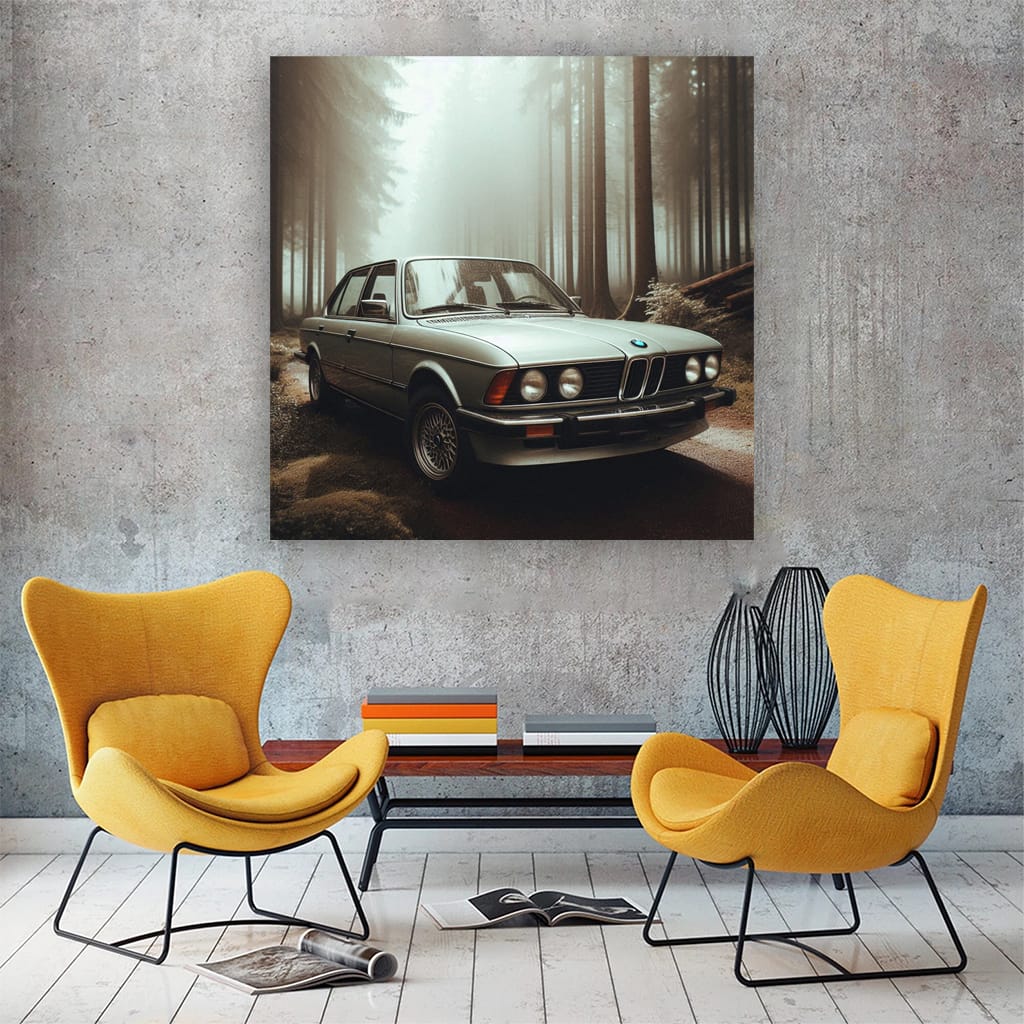 Bmw E28 Forest Wall Art