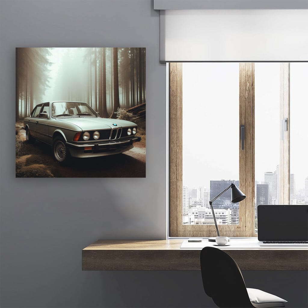 Bmw E28 Forest Wall Art