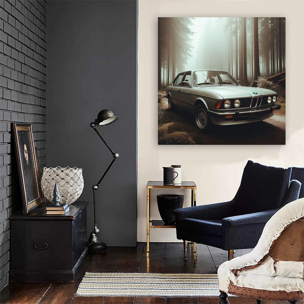 Bmw E28 Forest Wall Art