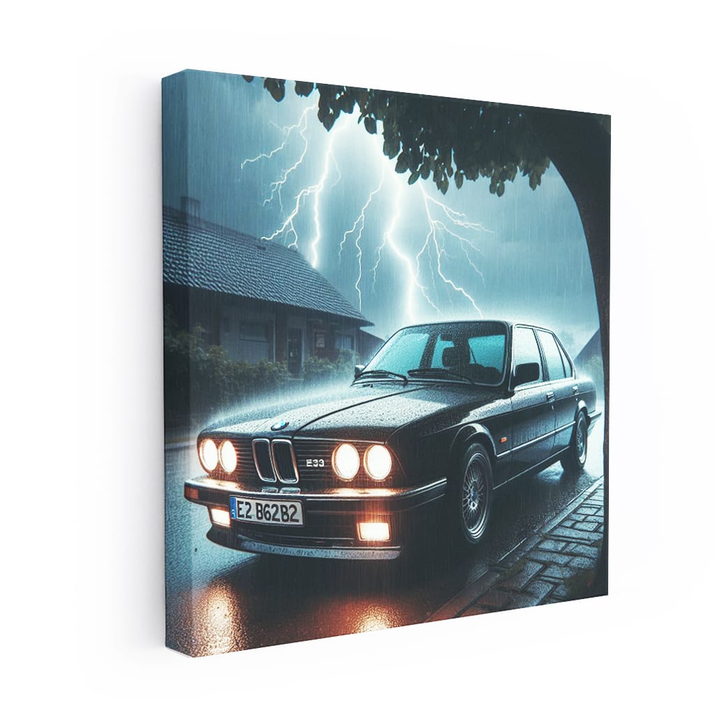 Bmw E30 Thunderstorm Wall Art