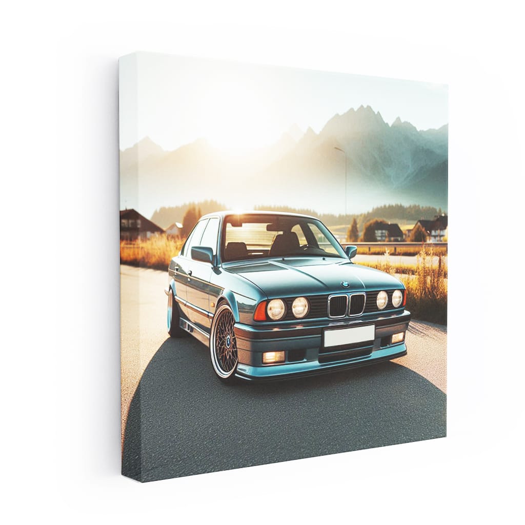 Bmw E34 Sunny Weather Wall Art