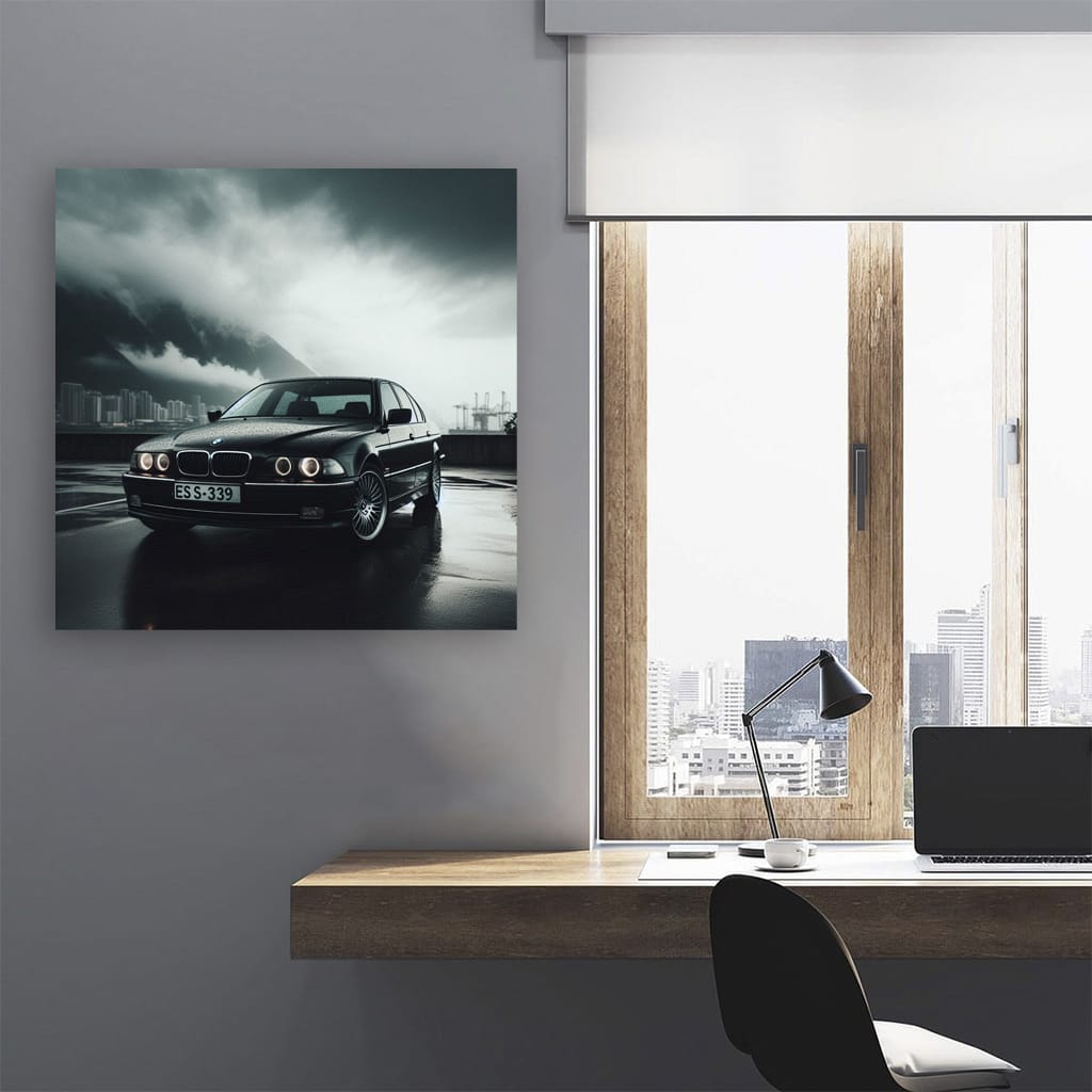 Bmw E39 Cloudy Weath Wall Art