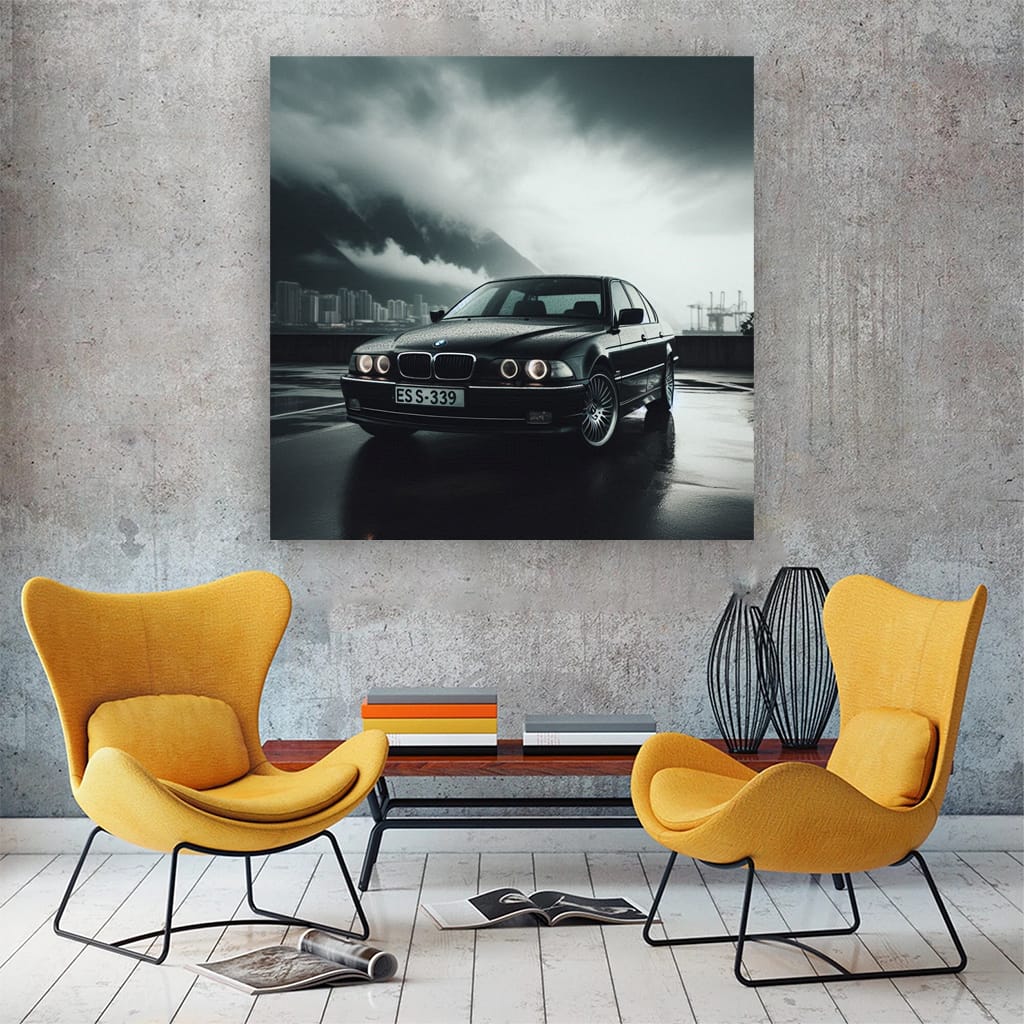 Bmw E39 Cloudy Weath Wall Art