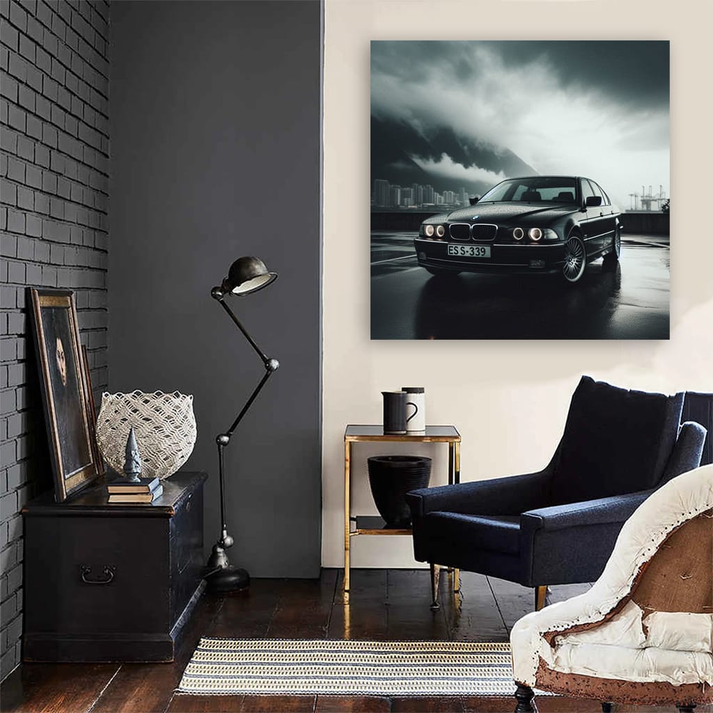 Bmw E39 Cloudy Weath Wall Art