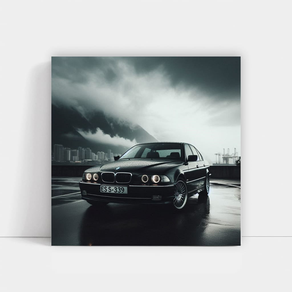 Bmw E39 Cloudy Weath Wall Art