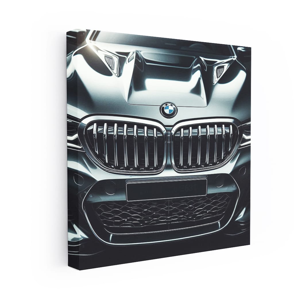 Bmw Face Front Bla Wall Art