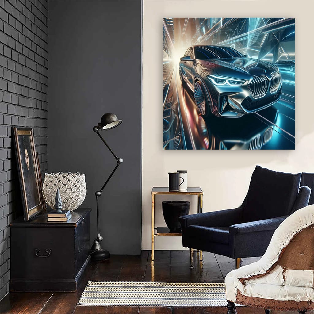 Bmw Future Absctra Wall Art