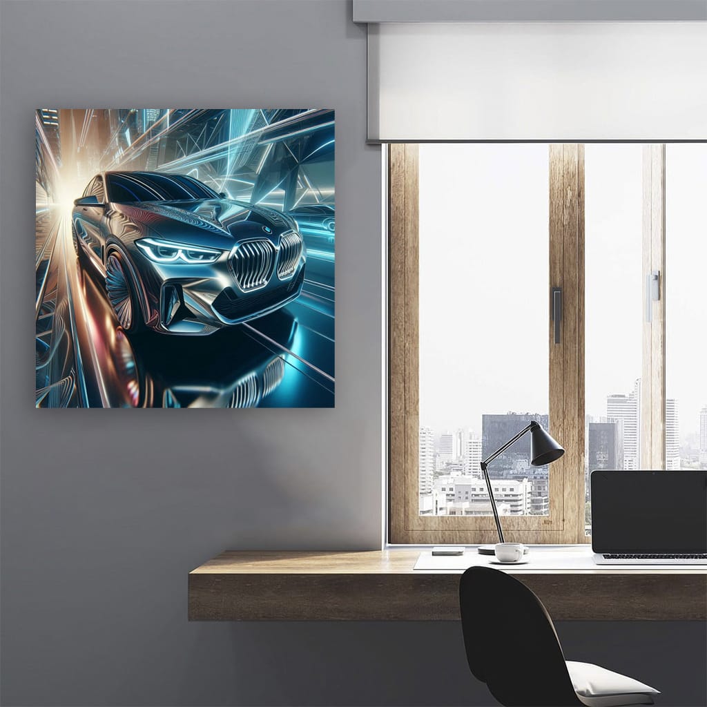 Bmw Future Absctra Wall Art